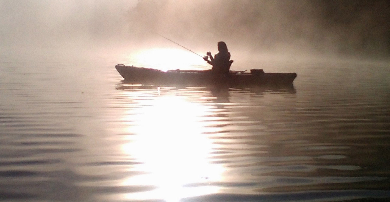 Norfork Lake on a Foggy Morning