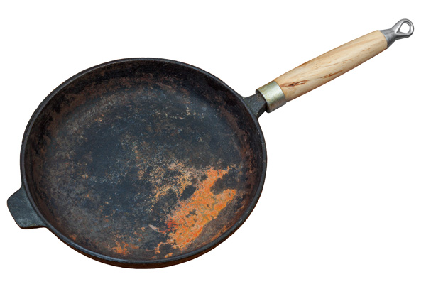 Dirty Cast Iron Pan