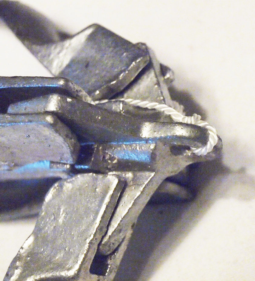 Rope Position for Grapnel Anchor